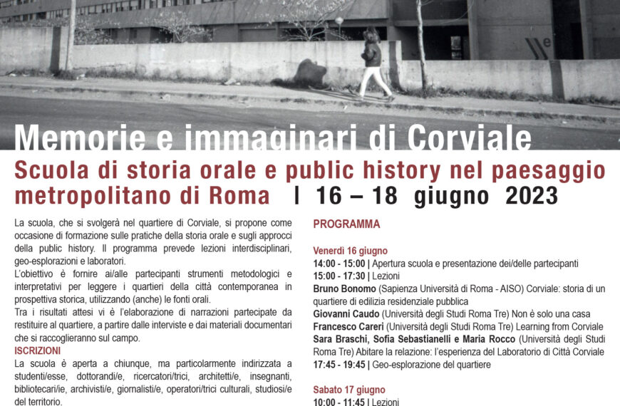 Memorie e immaginari di Corviale